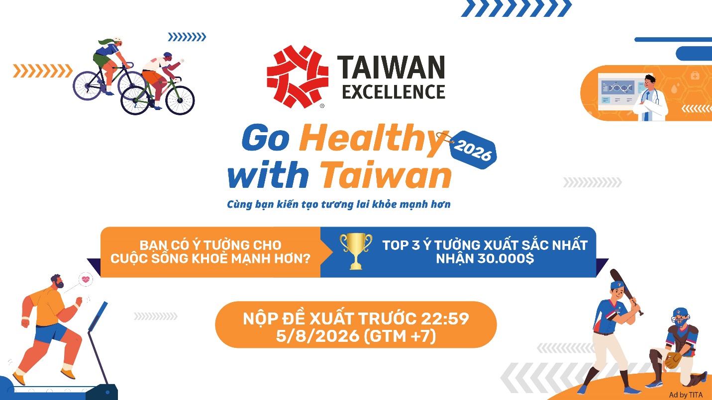 Go Healthy with Taiwan 2026 ra mắt Chương trình Cố vấn Top 20, mở rộng cơ hội phát triển cho các sáng kiến sức khỏe