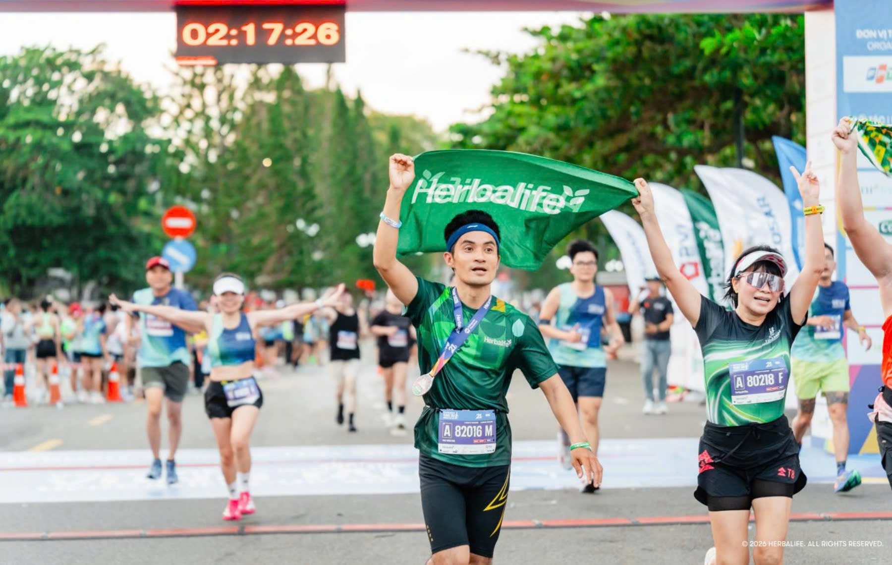 Herbalife Việt Nam tài trợ giải VnExpress Vung Tau International Half Marathon Herbalife Cup 2026 để khuyến khích lối sống năng động