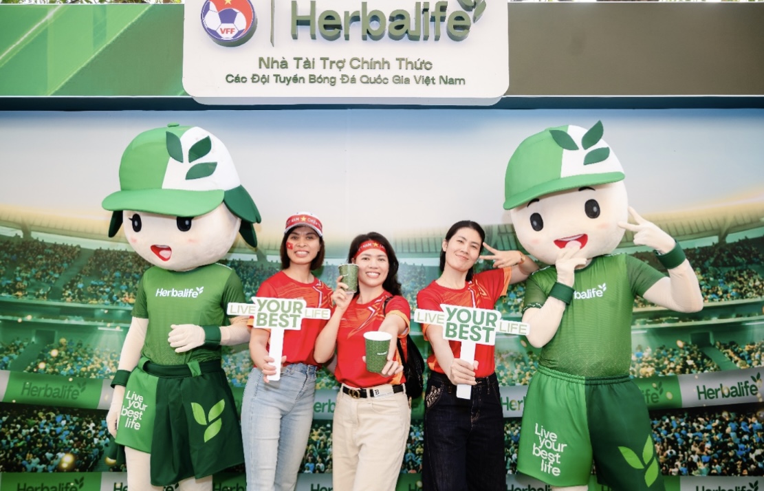 Herbalife Việt Nam tổ chức Fanzone tiếp lửa Đội tuyển Việt Nam trong trận đấu quan trọng gặp Malaysia tại vòng loại Asian Cup 2027