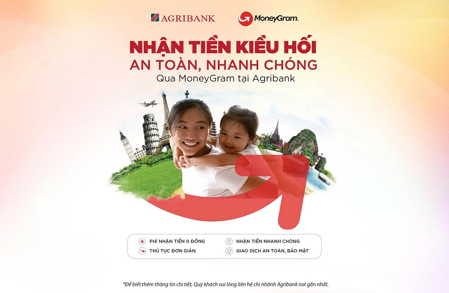 MoneyGram mở rộng mạng lưới toàn cầu thông qua hợp tác với Agribank tại Việt Nam