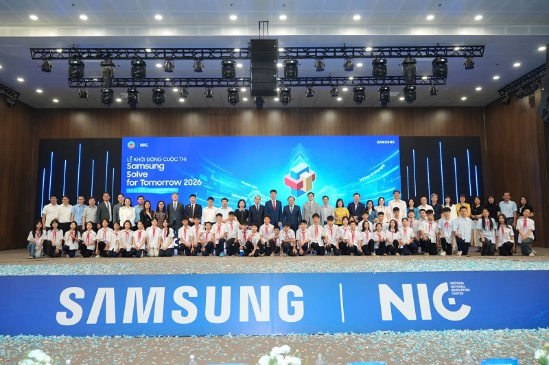 Samsung Solve for Tomorrow 2026: Thúc đẩy giáo dục STEM gắn với phát triển xã hội bền vững