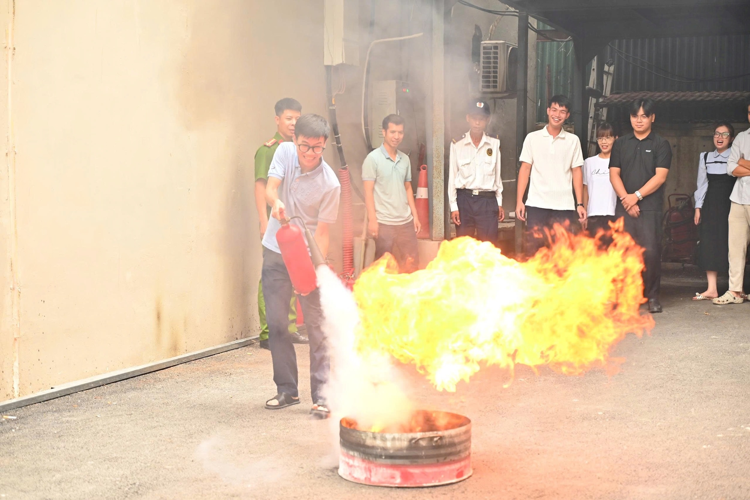 Urenco tập huấn kỹ năng phòng cháy, chữa cháy