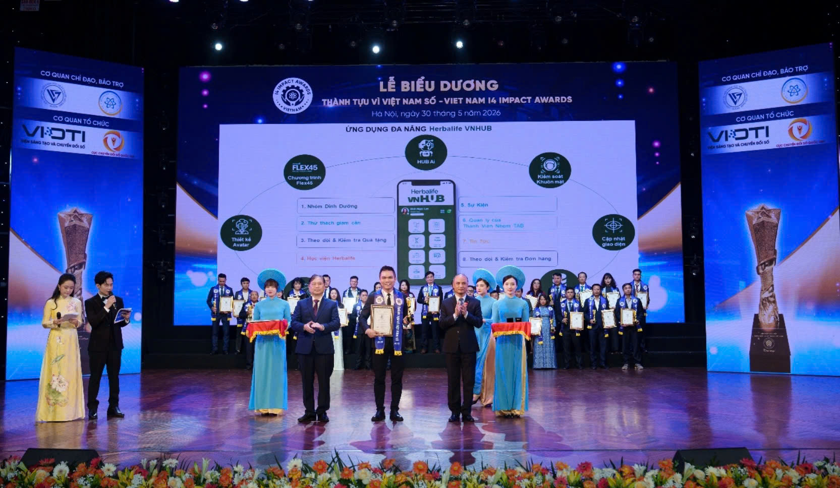 Herbalife Việt Nam đạt giải thưởng “Dịch vụ Số Xuất sắc” với ứng dụng Herbalife VNHUB tại Chương trình “Biểu dương Thành tựu Tác động vì Việt Nam Số – Viet Nam I4 Impact Awards” 2026